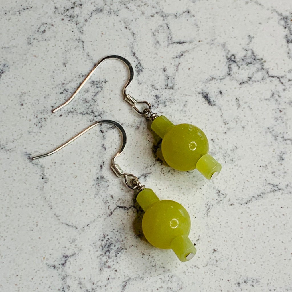Lime Green Earrings